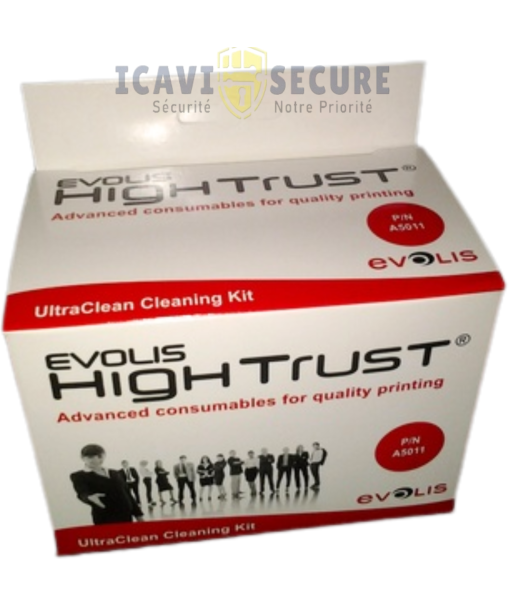 Kit de nettoyage ultraclean(A5011) pour imprimantes evolis QUANTUM, TATTOO RW, TATTOO